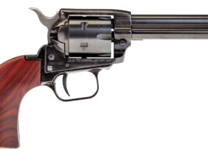 Heritage Mfg Rough Rider 22 LR 22 WMR 9 Shot, 4.75" Black Steel Barrel, Zinc Alloy Frame, Cocobolo Grip, Hammer/Thumb Safety