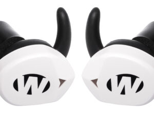 Walker's Silencer BT 2.0 Electronic Ear Buds White Polymer Noise Canceling Hearing Protection