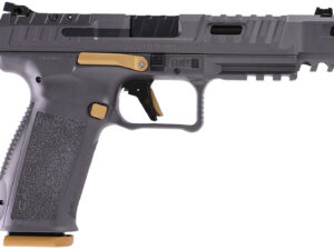 Canik SFx Rival 9mm Luger 10+1 5" Rival Gray Optic Cut/Serrated Steel Slide, Canik Grey Polymer Frame w/Picatinny Rail