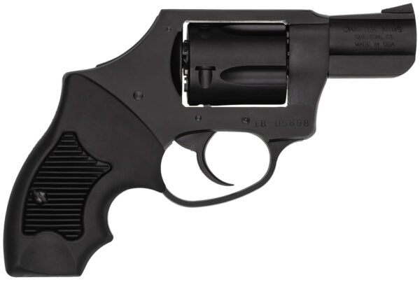 Charter Arms Undercover Lite 38 Special, 5 Shot 2" Black, Rubber Grip, Concealed Hammer
