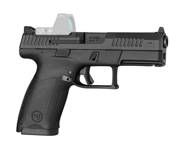 CZ-USA P-10 C Compact Frame 9mm Luger 10+1 4.02"  Barrel, Black Optic Ready