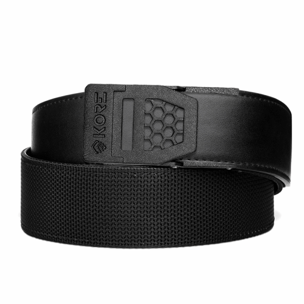 KORE Executive Protection Black Armortek Belt 1.5": Complete Set with Padded Inner Belt