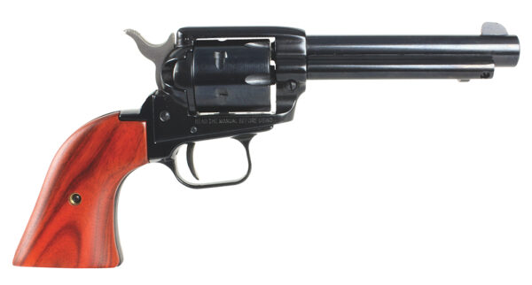 Heritage Mfg Rough Rider 22 LR 6 Shot, 4.75" Black Steel Barrel, Cocobolo Grip, Hammer/Thumb Safety, Exposed Hammer